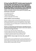 CLC Exam Test Bank 2026&sol;2027 &vert; Certified Lactation Consultant CLC Exam Study Guide&comma; CLC Certification Exam Prep&comma; Breastfeeding & Lactation Support&comma; Infant Feeding&comma; Maternal Health&comma; Milk Production&comma; Breastfeeding Problems&comma; Practice Questions&comma; Answers & Rat