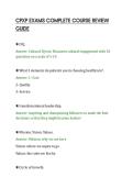 CPXP EXAMS COMPLETE COURSE REVIEW&NewLine;GUIDE&NewLine;