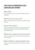 CPXP EXAMS COMPREHENSIVE STUDY&NewLine;QUESTIONS AND ANSWERS