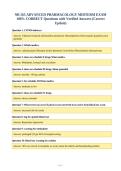 NR 565 ADVANCED PHARMACOLOGY MIDTERM EXAM&NewLine;100&percnt; CORRECT Questions with Verified Answers &lpar;Correct&NewLine;Update&rpar;