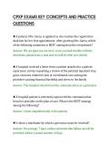 CPXP EXAMS KEY CONCEPTS AND PRACTICE&NewLine;QUESTIONS&NewLine;
