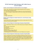 NR 565 Final Study Guide Questions with Verified Answers&NewLine;&lpar;Correct Update&rpar;