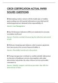 CRCR CERTIFICATION ACTUAL PAPER&NewLine;SOLVED QUESTIONS