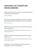 CRCR EXAMS C KEY CONCEPTS AND&NewLine;PRACTICE QUESTIONS&NewLine;
