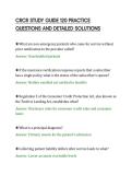 CRCR STUDY GUIDE 120 PRACTICE&NewLine;QUESTIONS AND DETAILED SOLUTIONS&NewLine;