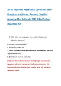 AR IM Industrial Mechanical Contractor Exam &NewLine;Questions and Correct Answers &lpar;Verified &NewLine;Answers&rpar; Plus Rationale 2027 Q&A&vert; Instant &NewLine;Download Pdf