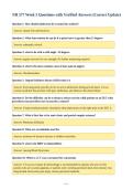 NR 577 Week 5 Questions with Verified Answers &lpar;Correct Update&rpar;