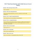 NR 577 final Exam Questions with Verified Answers &lpar;Correct&NewLine;Update&rpar;