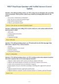 NR577 Final Exam Questions with Verified Answers &lpar;Correct&NewLine;Update&rpar;