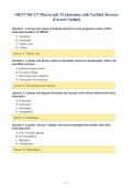 Package Deal-&semi;&semi;NR577&vert;NR 577 Exams with CORRECT Answers 