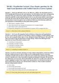 NR 601&colon; Chamberlain Geriatric Class chapter questions for the&NewLine;final Exam Questions with Verified Answers &lpar;Correct Update&rpar;