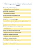 NR 601 Menopause Questions with Verified Answers &lpar;Correct&NewLine;Update&rpar;