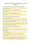 NR601 final exam Questions with Verified Answers &lpar;Correct&NewLine;Update&rpar;