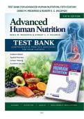 Advanced Human Nutrition 5th Edition Test Bank &vert; 490 MCQs &plus; Detailed Rationales&comma; Clinical Pearls & Exam Strategies &vert; All 14 Chapters &vert; Medeiros & Wildman &vert; NUT 502&sol;503 &vert; ISBN 9781284235135 &vert; 2026&ndash;2027