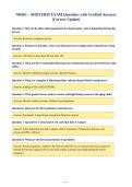 NR601 &ndash; MIDTERM EXAM Questions with Verified Answers&NewLine;&lpar;Correct Update&rpar;