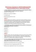 NUR 231 Exam 1 Actual Exam V2 &vert; NUR 231 Childbearing & Child &NewLine;Caring Family &lpar;NUR231 Exam 1&rpar; &vert; Galen College of Nursing