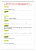 CPCT&sol;A Exam Terms and Definitions 2026&sol;2027 &vert; Actual&NewLine;Questions and Answers Latest Updated 2026&sol;2027 &lpar;Graded A&plus;&rpar;