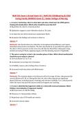NUR 231 Exam 2 Actual Exam V2 &vert; NUR 231 Childbearing & Child &NewLine;Caring Family &lpar;NUR231 Exam 2&rpar; &vert; Galen College of Nursing 