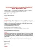 NUR 210 Exam 3 V1 &vert; NUR 210 Pharmacology &vert; Actual Q&A with &NewLine;Rationale &lpar;NUR 210 Exam 3&rpar; &vert; Galen 