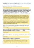 NR606 Week 1 Questions with Verified Answers &lpar;Correct Update&rpar;
