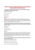 NUR 210 Final Exam V3 &vert; NUR 210 Pharmacology &vert; Actual Q&A with &NewLine;Rationale &lpar;NUR 210 Final Exam&rpar; &vert; Galen 