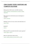 CRNA BOARDS TESTED QUESTIONS AND&NewLine;COMPLETE SOLUTIONS