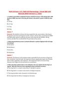 NUR 210 Exam 1 V2 &vert; NUR 210 Pharmacology &vert; Actual Q&A with &NewLine;Rationale &lpar;NUR 210 Exam 1&rpar; &vert; Galen 