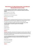NUR 210 Exam 2 V2 &vert; NUR 210 Pharmacology &vert; Actual Q&A with &NewLine;Rationale &lpar;NUR 210 Exam 2&rpar; &vert; Galen