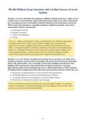 NR 606 Midterm Exam Questions with Verified Answers &lpar;Correct&NewLine;Update&rpar;