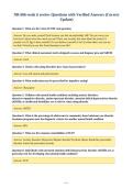 NR 606-week 6 review Questions with Verified Answers &lpar;Correct&NewLine;Update&rpar;