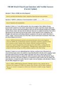 NR 606 Week 8 Final Exam Questions with Verified Answers&NewLine;&lpar;Correct Update&rpar;