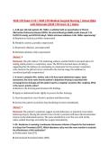 NUR 170 Exam 3 V2 &vert; NUR 170 Medical-Surgical Nursing &vert; Actual Q&A &NewLine;with Rationale &lpar;NUR 170 Exam 3&rpar; &vert; Galen