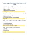 NUR 302 - Chapter 14 Questions with Verified Answers &lpar;Correct&NewLine;Update&rpar;