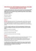 NUR 170 Exam 4 V3 &vert; NUR 170 Medical-Surgical Nursing &vert; Actual Q&A &NewLine;with Rationale &lpar;NUR 170 Exam 4&rpar; &vert; Galen 