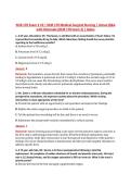 NUR 170 Exam 2 V2 &vert; NUR 170 Medical-Surgical Nursing &vert; Actual Q&A &NewLine;with Rationale &lpar;NUR 170 Exam 2&rpar; &vert; Galen