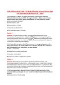 NUR 170 Exam 2 V1 &vert; NUR 170 Medical-Surgical Nursing &vert; Actual Q&A &NewLine;with Rationale &lpar;NUR 170 Exam 2&rpar; &vert; Galen