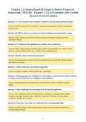 Chapter 2&comma; Evidence Based All Chapters Review&comma; Chapter 8&colon;&NewLine;Frameworks&comma; NUR 302 - Chapter 7&comma; Ch 4-6 Questions with Verified&NewLine;Answers &lpar;Correct Update&rpar;