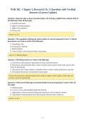 NUR 302 - Chapter 5&comma; Research Ch&period; 5 Questions with Verified&NewLine;Answers &lpar;Correct Update&rpar;