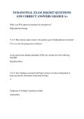 NUR 654 FINAL EXAM 2026&sol;2027 QUESTIONS AND CORRECT ANSWERS GRADED A&plus;