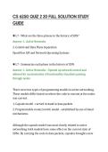 CS 6250 QUIZ 2 20 FULL SOLUTION STUDY&NewLine;GUIDE&NewLine;