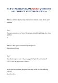 NUR 654 MIDTERM EXAM 2026&sol;2027 QUESTIONS AND CORRECT ANSWERS GRADED A&plus;