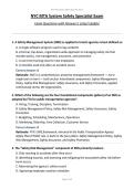 NYC MTA System Safety Specialist Exam Questions with Answers&vert; Latest Update 2027&NewLine;
