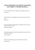NUR 635 MIDTERM EXAM 2026&sol;2027 QUESTIONS AND CORRECT ANSWERS GRADED A&plus;