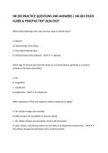 NR 283 PRACTICE QUESTIONS AND ANSWERS &vert; NR 283 STUDY GUIDE & PRACTICE TEST 2026&sol;2027