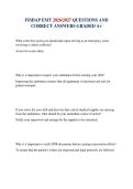 FISDAP EMT 2026&sol;2027 QUESTIONS AND CORRECT ANSWERS GRADED A&plus;