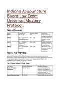 2026&sol;2027 Indiana Acupuncture Board Law Exam &lpar;IC 25-2&period;5 & 844 IAC 13&rpar; &vert; S-Tier Mastery Test Bank &vert; Questions & Rationales