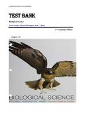 Biological Science&comma; Canadian Edition&period;&comma; 2e &lpar;Freeman et al&period;&rpar; 