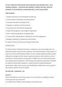 ACTIVITY DIRECTOR CERTIFICATION EXAM QUESTIONS AND ANSWERS &lpar;2024 &sol; 2025&rpar;&NewLine;&lpar;VERIFIED ANSWERS&rpar; &ndash; QUESTIONS AND ANSWERS &vert; VERIFIED AND WELL DETAILED&NewLine;ANSWERS &vert; PLUS RATIONALES &vert; GUARANTEED PASS &vert; LATEST EXAM UPDATE&NewLine;
