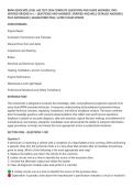 BMW ASSOCIATE LEVEL ASE TEST 2026 COMPLETE QUESTIONS AND GUIDE ANSWERS&comma; 100&percnt;&NewLine;VERIFIED GRADED A&plus;&rsqb; &ndash; QUESTIONS AND ANSWERS &vert; VERIFIED AND WELL DETAILED ANSWERS &vert;&NewLine;PLUS RATIONALES &vert; GUARANTEED PASS &vert; LATEST EXAM UPDATE&NewLine;