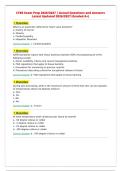 CTBS Exam 2026&sol;2027 &vert; Actual Questions and Answers Latest&NewLine;Updated 2026&sol;2027 &lpar;Graded A&plus;&rpar;